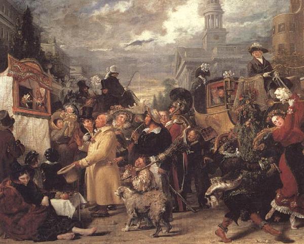 Benjamin Robert Haydon Punch or May Day Spain oil painting art